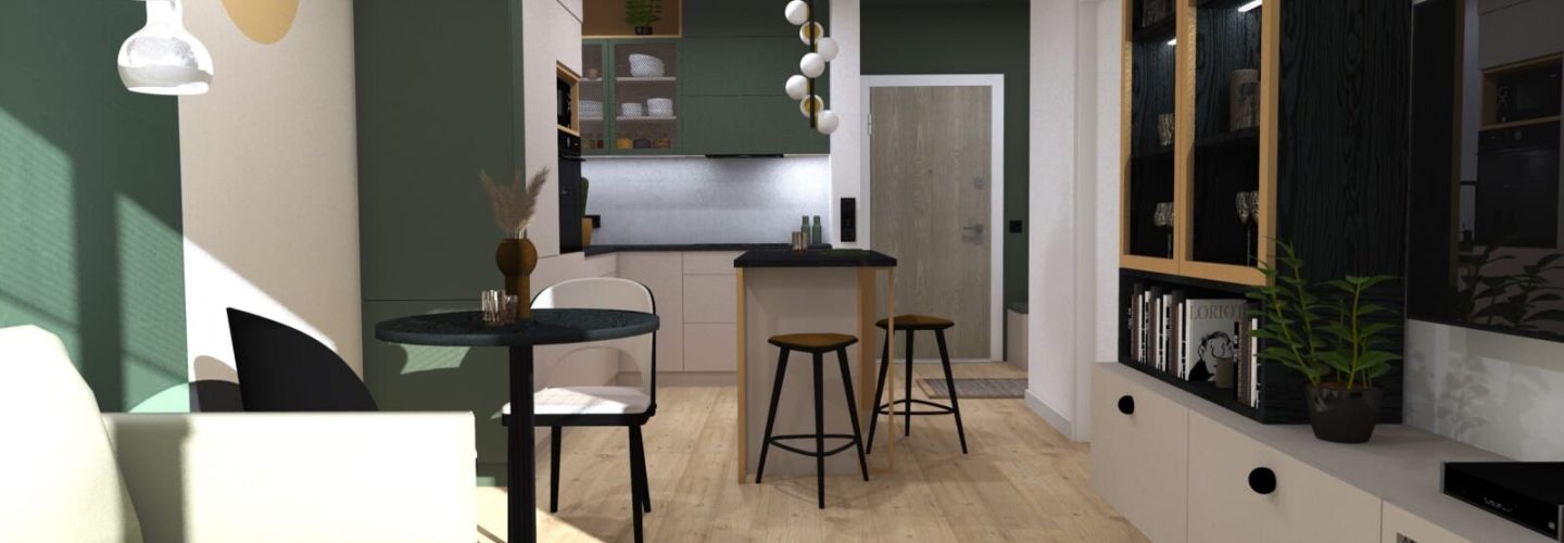 Apartament Kraków-zielony